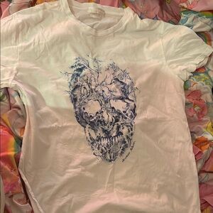 Alexander McQueen Rare Bird and Foliage Skull Shirt